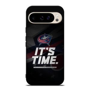 COLUMBUS BLUE JACKETS ITS TIME Google Pixel 9 Pro Case Cover COLUMBUS BLUE JACKETS ITS TIME Google Pixel 9 Pro Case Cover