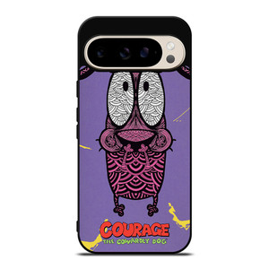 COURAGE THE COWARDLY DOG FEAR Google Pixel 9 Pro Case Cover COURAGE THE COWARDLY DOG FEAR Google Pixel 9 Pro Case Cover