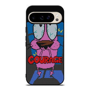 COURAGE THE COWARDLY DOG SCARED Google Pixel 9 Pro Case Cover COURAGE THE COWARDLY DOG SCARED Google Pixel 9 Pro Case Cover