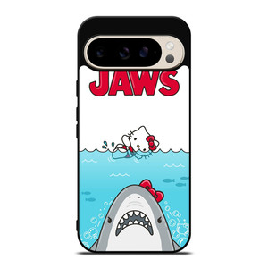 JAWS SHARK HELLO KITTY Google Pixel 9 Pro Case Cover
