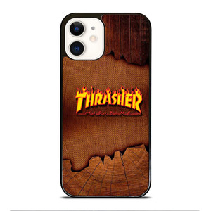 THRASER MAGAZINE WOODEN iPhone 12 Case Cover THRASER MAGAZINE WOODEN iPhone 12 Case Cover