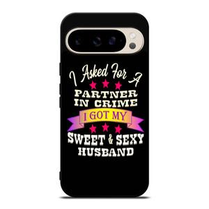 PARTNER IN CRIME HUSBAND Google Pixel 9 Pro Case Cover