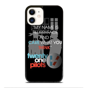 TWENTY ONE PILOTS SHOOT LYRICS iPhone 12 Case Cover