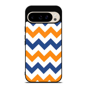 RILEY BLAKE ORANGE AND BLUE STRIPE Google Pixel 9 Pro Case Cover