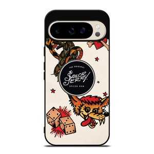 SAILOR JERRY TATTOO LOGO Google Pixel 9 Pro Case Cover