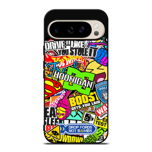 STICKER BOMB DC HOONIGAN Google Pixel 9 Pro Case Cover