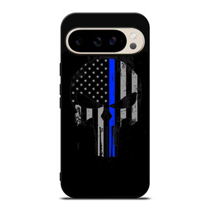 THIN BLUE LINE PUNISHER BLACK Google Pixel 9 Pro Case Cover