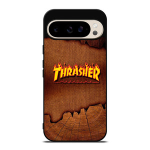 THRASER MAGAZINE WOODEN Google Pixel 9 Pro Case Cover