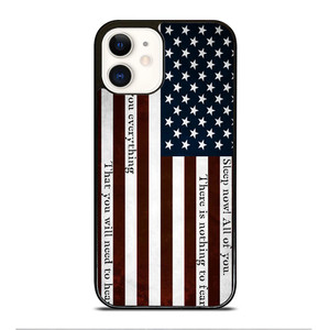 USA RED QUOTES iPhone 12 Case Cover USA RED QUOTES iPhone 12 Case Cover