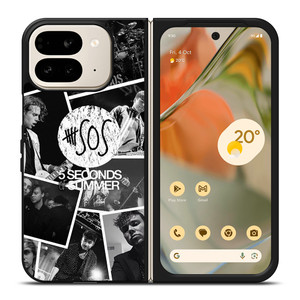 5 SECONDS OF SUMMER COLLAGE Google Pixel 9 Pro Fold Case Cover