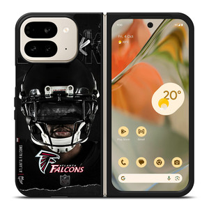 ATLANTA FALCONS BLACK Google Pixel 9 Pro Fold Case Cover