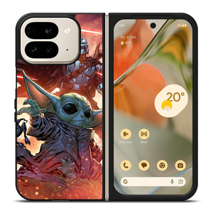 BABY YODA AND THE MANDALORIAN 2 Google Pixel 9 Pro Fold Case Cover