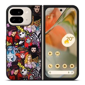 BEETLEJUICE TIM BURTON COLLAGE Google Pixel 9 Pro Fold Case Cover