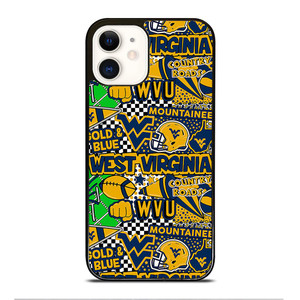 WEST VIRGINIA MOUNTAINEERS COLLAGE iPhone 12 Case Cover WEST VIRGINIA MOUNTAINEERS COLLAGE iPhone 12 Case Cover