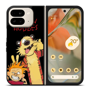 CALVIN AND HOBBES CARTOON Google Pixel 9 Pro Fold Case Cover CALVIN AND HOBBES CARTOON Google Pixel 9 Pro Fold Case Cover