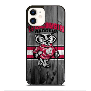 WISCONSIN BADGERS LOGO iPhone 12 Case Cover WISCONSIN BADGERS LOGO iPhone 12 Case Cover