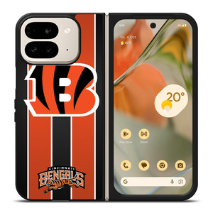 CINCINNATI BENGALS STRIPE Google Pixel 9 Pro Fold Case Cover
