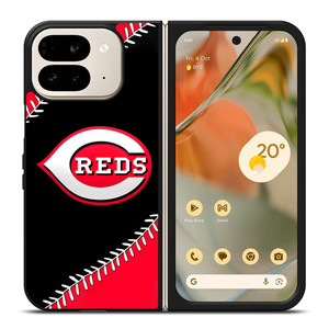 CINCINNATI REDS BASEBALL LOGO Google Pixel 9 Pro Fold Case Cover CINCINNATI REDS BASEBALL LOGO Google Pixel 9 Pro Fold Case Cover