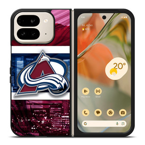COLORADO AVALANCHE HOCKEY Google Pixel 9 Pro Fold Case Cover COLORADO AVALANCHE HOCKEY Google Pixel 9 Pro Fold Case Cover