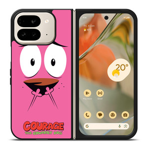 COURAGE THE COWARDLY DOG FACE Google Pixel 9 Pro Fold Case Cover