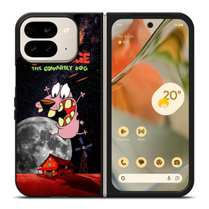 COURAGE THE COWARDLY DOG SPACE Google Pixel 9 Pro Fold Case Cover COURAGE THE COWARDLY DOG SPACE Google Pixel 9 Pro Fold Case Cover