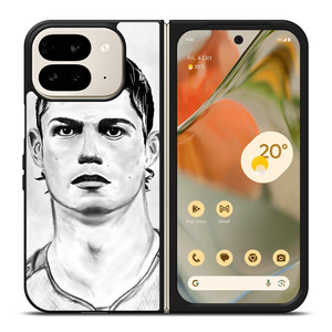 CRISTIANO RONALDO SKETCH Google Pixel 9 Pro Fold Case Cover