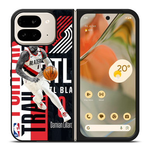 DAMIAN LILLARD TRAIL BLAZERS Google Pixel 9 Pro Fold Case Cover