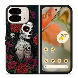 DAY OF THE DEAD Google Pixel 9 Pro Fold Case Cover DAY OF THE DEAD Google Pixel 9 Pro Fold Case Cover
