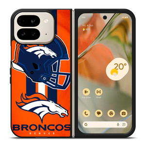 DENVER BRONCOS ORANGE CRUSH Google Pixel 9 Pro Fold Case Cover