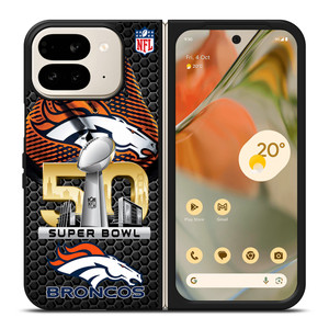 DENVER BRONCOS SUPER BOWL 50 Google Pixel 9 Pro Fold Case Cover