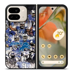 DETROIT LIONS PLAYER Google Pixel 9 Pro Fold Case Cover