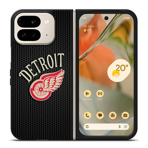DETROIT RED WINGS METAL LOGO Google Pixel 9 Pro Fold Case Cover