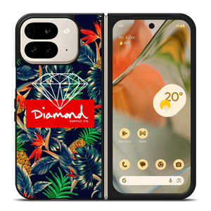 DIAMOND SUPPLY CO FLORAL LOGO Google Pixel 9 Pro Fold Case Cover