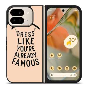 DRESS FAMOUS QUOTES Google Pixel 9 Pro Fold Case Cover