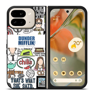 DUNDER MIFFLIN COLLAGE Google Pixel 9 Pro Fold Case Cover DUNDER MIFFLIN COLLAGE Google Pixel 9 Pro Fold Case Cover