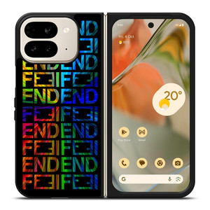 FENDI COLORED Google Pixel 9 Pro Fold Case Cover