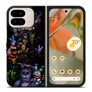 FIVE NIGHTS AT FREDDY'S ALL CHARACTERS Google Pixel 9 Pro Fold Case Cover FIVE NIGHTS AT FREDDY'S ALL CHARACTERS Google Pixel 9 Pro Fold Case Cover