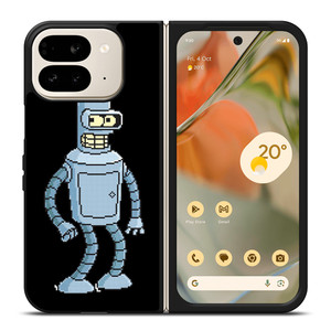 FUTURAMA BENDER 8BIT Google Pixel 9 Pro Fold Case Cover