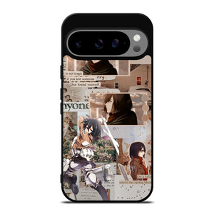 ATTACK ON TITAN MIKASA ACKERMAN COLLAGE Google Pixel 9 Pro XL Case Cover