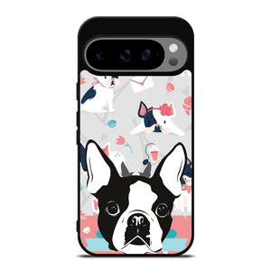 BOSTON TERRIER DOG 3 Google Pixel 9 Pro XL Case Cover