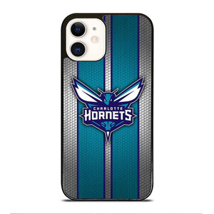 CHARLOTTE HORNETS PLATE LOGO iPhone 12 Case Cover CHARLOTTE HORNETS PLATE LOGO iPhone 12 Case Cover
