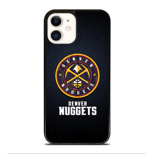 DENVER NUGGETS WOODEN LOGO iPhone 12 Case Cover DENVER NUGGETS WOODEN LOGO iPhone 12 Case Cover