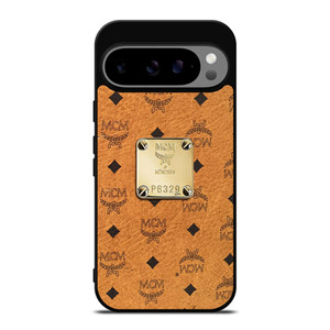 MCM WORLD WIDE BROWN LEATHER 2 Google Pixel 9 Pro XL Case Cover