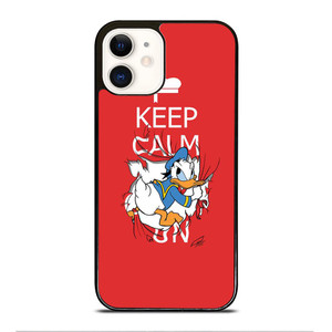 KEEP CALM DONALD DUCK iPhone 12 Case Cover