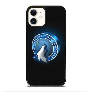 MINNESOTA TIMBERWOLVES 3D LOGO iPhone 12 Case Cover MINNESOTA TIMBERWOLVES 3D LOGO iPhone 12 Case Cover