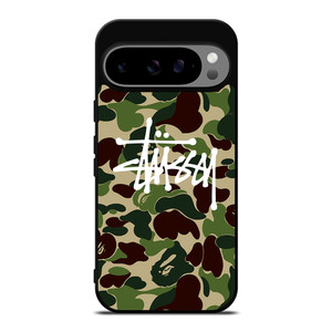 STUSSY BAPE CAMO Google Pixel 9 Pro XL Case Cover