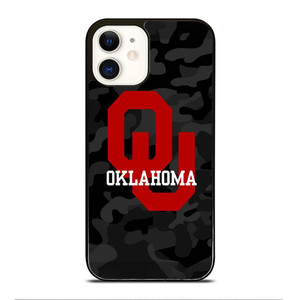 OKLAHOMA SOONERS CAMO iPhone 12 Case Cover