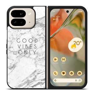 GOOD VIBES ONLY MARBLE Google Pixel 9 Pro Fold Case Cover