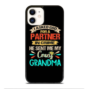 PARTNER IN CRIME GRANDMA 3 iPhone 12 Case Cover PARTNER IN CRIME GRANDMA 3 iPhone 12 Case Cover