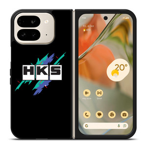 HKS RETRO LOGO 2 Google Pixel 9 Pro Fold Case Cover